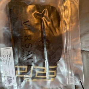 Men’s black versace swim shorts. Medium.